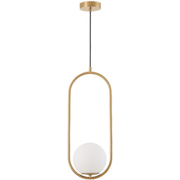 NOWOCZESNA LAMPA WISZĄCA SZCZOTKOWANE ZŁOTO VERO 1B