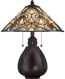 Quoizel Lampa stołowa India QZ-INDIA-TL oprawa brązowa