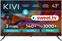 Telewizor Kivi 43U740NB 43" 4K Led AndroidTV WiFi