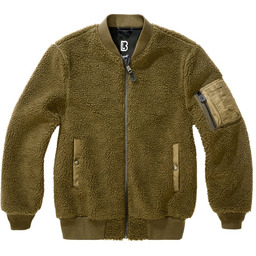 kurtka MA1 SHERPA JACKET olive-L