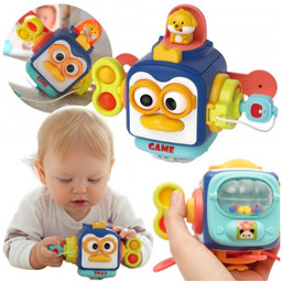 Pingwinek Montessori Piłka Sensoryczna 6w1