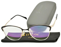 Stylion Damskie kocie okulary zerówki z antyrefleksem ST317B
