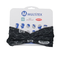 Matex Komin wielofunkcyjny czarny wzór geometryczny SCARF