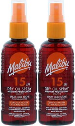 Malibu Dry Oil Spray SPF15 Olejek Brązujący