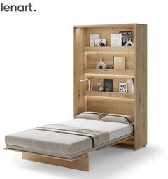 Półkotapczan Lenart BED CONCEPT BC-02 pionowy 120 dąb