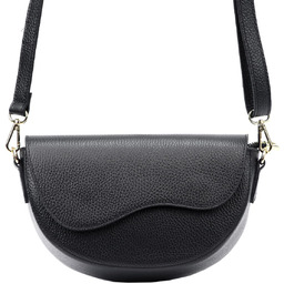 Luka damska skórzana listonoszka półksiężyc Miejska torebka przez