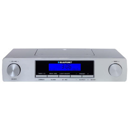 Radio kuchenne BLAUPUNKT KR12SL, FM, Alarm, Timer, srebrne