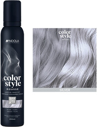 Indola Profession Color Style Mousse, pianka koloryzująca, srebrny,