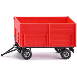Siku 2898, Przyczepa dwuosiowa, 1:32, Metal,Tworzywo sztuczne, Czerwona,