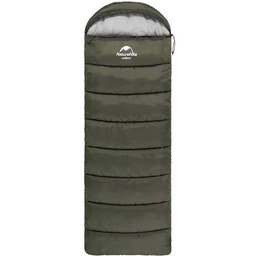 Naturehike Śpiwór Turystyczny Syntetyczny U250 NH20MSD07 190x75cm zielony