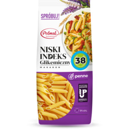 Makaron PENNE z niskim indeksem glikemicznym 250g POLMAK