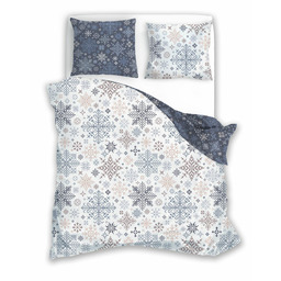 Faro Pościel świąteczna bawełniana 160x200 wzór 077 dwustronna