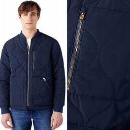 Wrangler PADDED JACKET Navy LEKKO OCIEPLANA GRANATOWA KURTKA