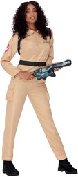 Ghostbusters Ladies Costume, Jumpsuit & Inflatable Backpack, (L)
