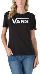 t-shirt damski VANS FLYING V CREW Black
