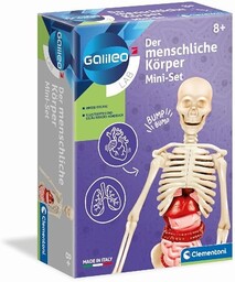 Clementoni Ludzkie Ciało Zestaw Eksperymentalny, Wielokolorowy, 69489