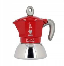 Kawiarka Bialetti New Moka Induction 2tz Czerwona