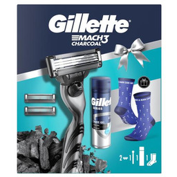 Gillette Mach3 Charcoal Zestaw Maszynka do golenia