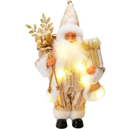 CHRISTMAS DECORATION Figurka dekoracyjna Święty Mikołaj 30 cm
