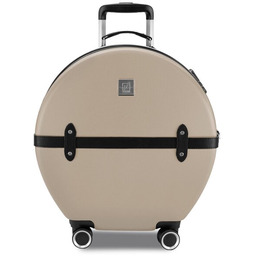 Walizka średnia Semi Line T5674-3 Złoty