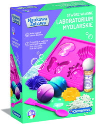 Clementoni, zabawka edukacyjna Laboratorium mydlarskie