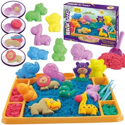 WOOPIE Piasek Kinetyczny 1,2 kg Zestaw XL ZOO