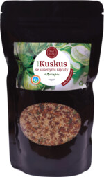 Kuskus se sušenými rajčaty a moringou