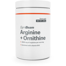 GymBeam Arginina + Ornityna 420 g limonka cytryna