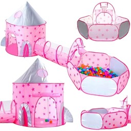 WOOPIE Namiot 3w1 Pałac Księżniczki XXL Domek Tunel