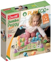 Quercetti, PlayBio, układanka Jumbo Peggy Evo