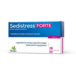 Sedistress Forte 500 mg, 28 tabletek powlekanych