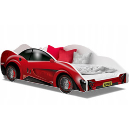 Łóżko samochód 180x90 auto materac Cars