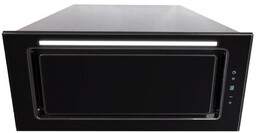 TOFLESZ Okap podszafkowy 56,4cm LINEA GLASS LED czarna