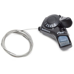 Dźwignia przerzutki Shimano TX-30 6-rzędowa