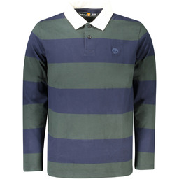 TIMBERLAND MĘSKA KOSZULKA POLO Z DŁUGIM RĘKAWEM, ZIELONA