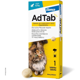 ELANCO AdTab 48 mg tabletka na kleszcze