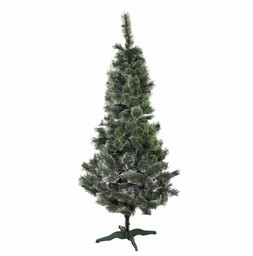 CHOINKA ZIELONA 250 cm IMITACJA ŚNIEGU SOSNA ŻYŁKOWA