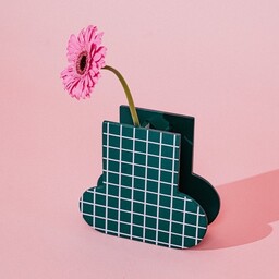 Pakamera Drewniany wazon dekoracyjny - Grid