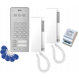 Domofon Aco Zestaw 2-RODZ Natynkowy Czytnik Rfid Szyfrator