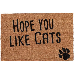 Relaxdays, Naturalna wycieraczka z sentencją, Hope You Like