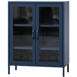 Witryna do salonu GINA modern: granatowa (1589),