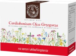 Cardiobonisan Ojca Grzegorza, mieszanka ziołowa do zaparzania, 25