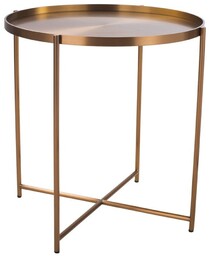 Stolik kawowy MOON miedziany DP-F80 copper - Step