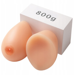 Silikonowa proteza piersi - sztuczny biust 800 gram