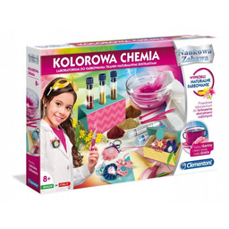 Clementoni, zabawka naukowa Kolorowa chemia