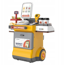 Supermarket Dla Dzieci Mobilne Stanowisko Kasa Skaner Lodówka