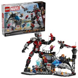 LEGO Marvel 76314 Kapitan Ameryka: Wojna bohaterów bitwa