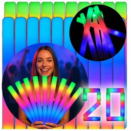 ŚWIECĄCE PAŁKI LED PAŁKA NA IMPREZĘ HALOWEEN 20X