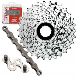 Sram Kaseta SRAM PG-850 8 rzędów + Łańcuch