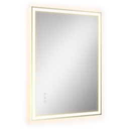 Lustro łazienkowe SONGMICS LWMB35210WC02, 80,7 60,7 cm